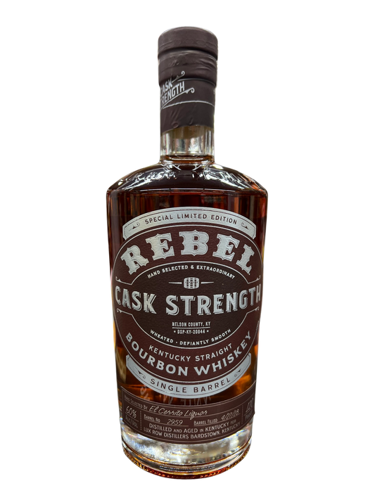 Rebel "El Cerrito Liquor Exclusive" Single Barrel #2959 Cask Strength Kentucky Straight Bourbon Whiskey (750ml)