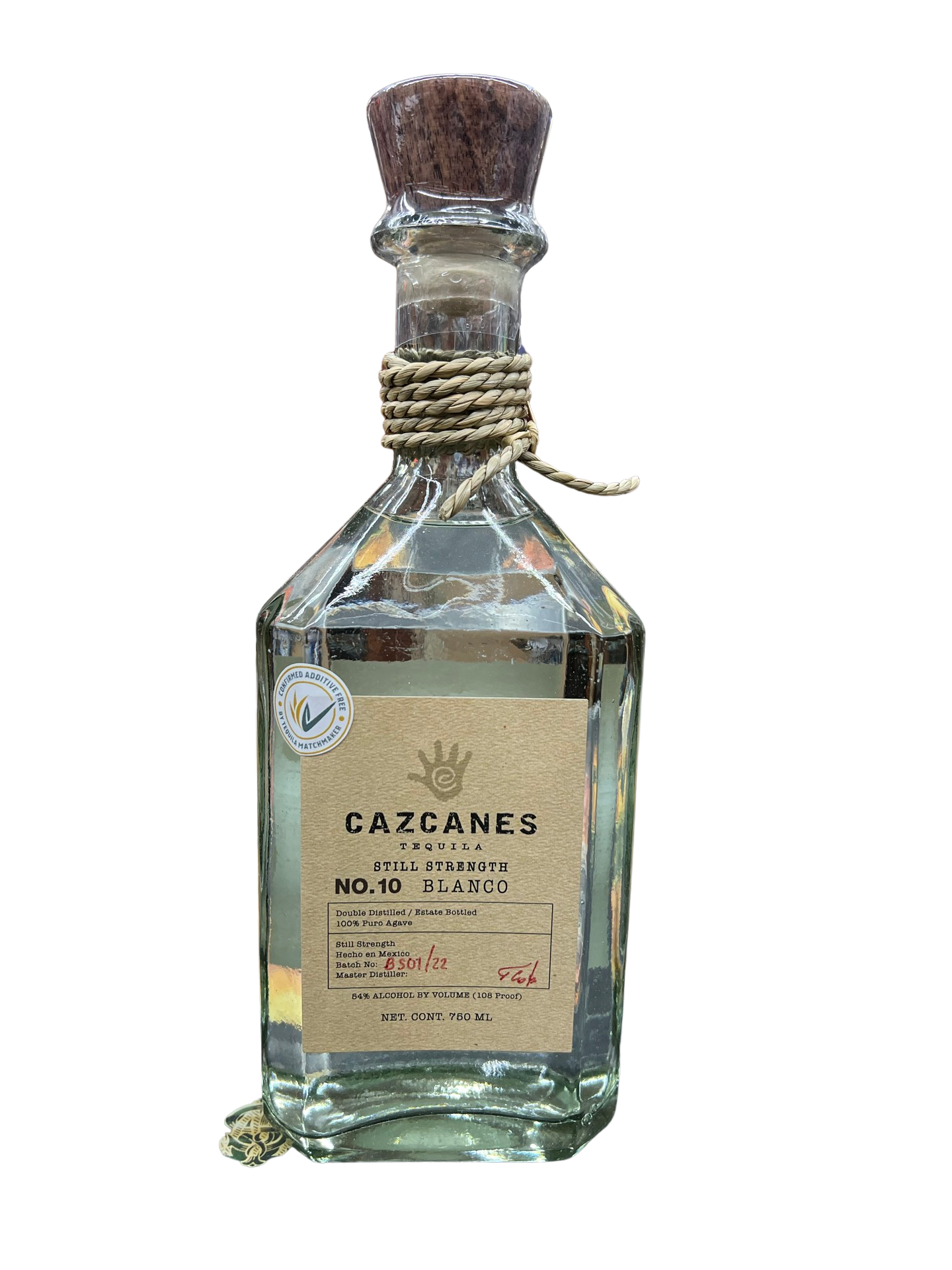 Cazcanes No.10 Still Strength Blanco Tequila 750ml – El Cerrito Liquor