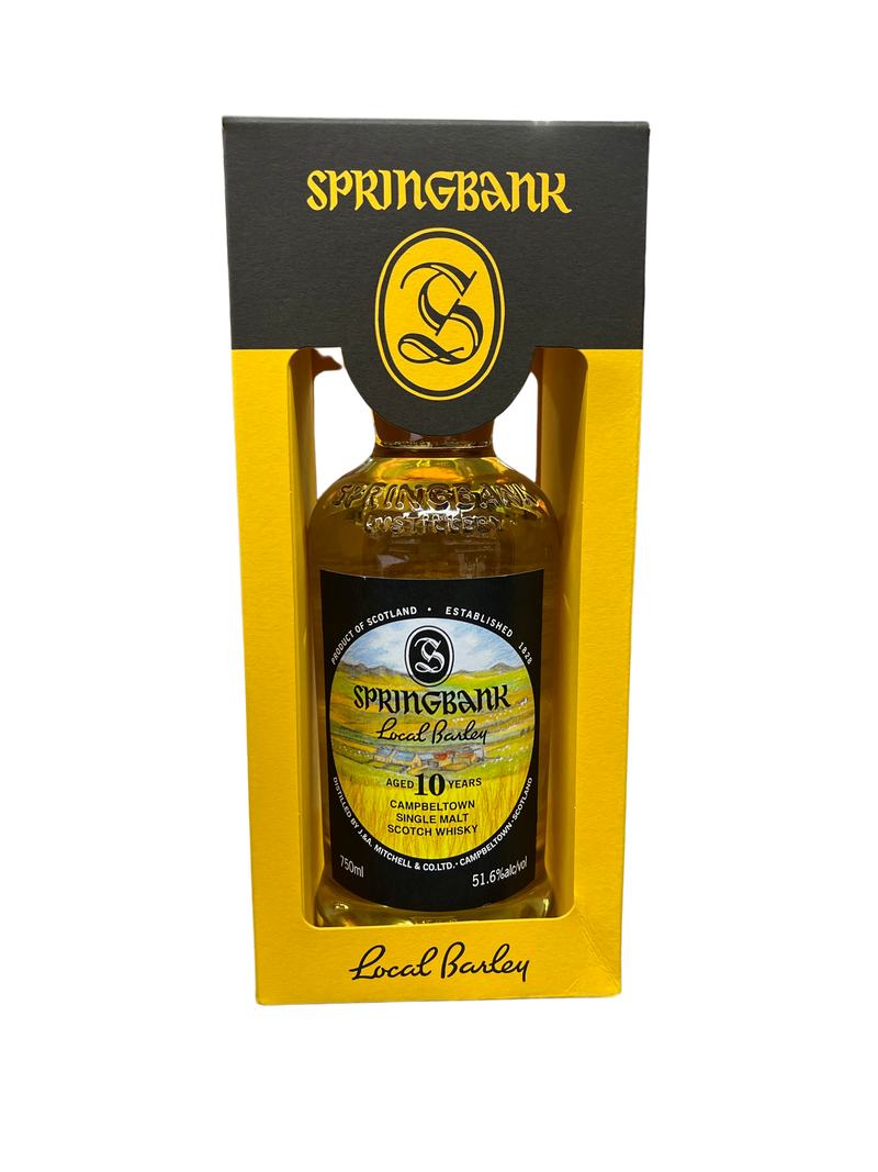 SPRINGBANK 10 YEAR OLD LOCAL BARLEY 2022 Release 750M