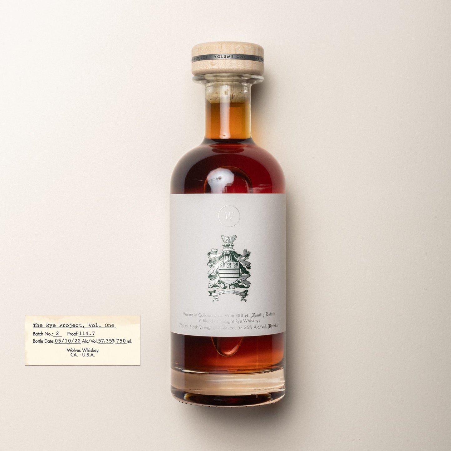 Wolves Whiskey X Willet Distillery The Rye Project Volume Two