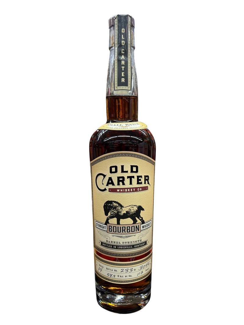 Old Carter Straight Bourbon Whiskey Batch 14
