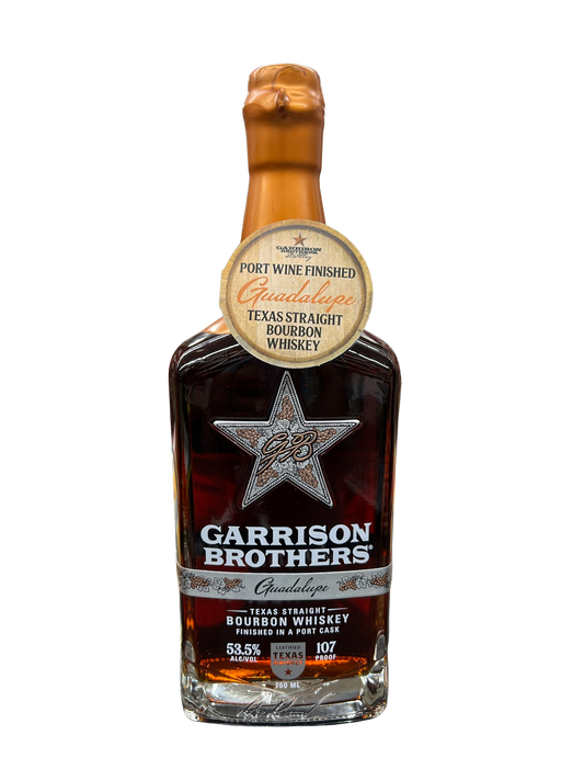 Garrison Brothers Guadalupe Finished In Port Cask Texas Straight Bourbon Whiskey 750ml