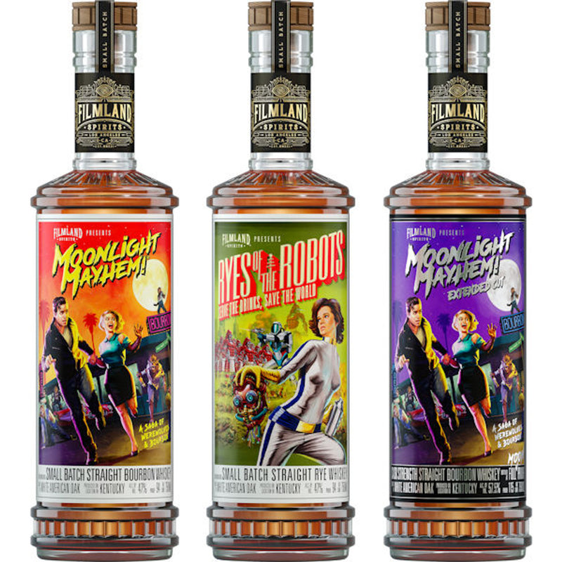 Filmland Spirits 3 Bottle Combo Pack 750ml
