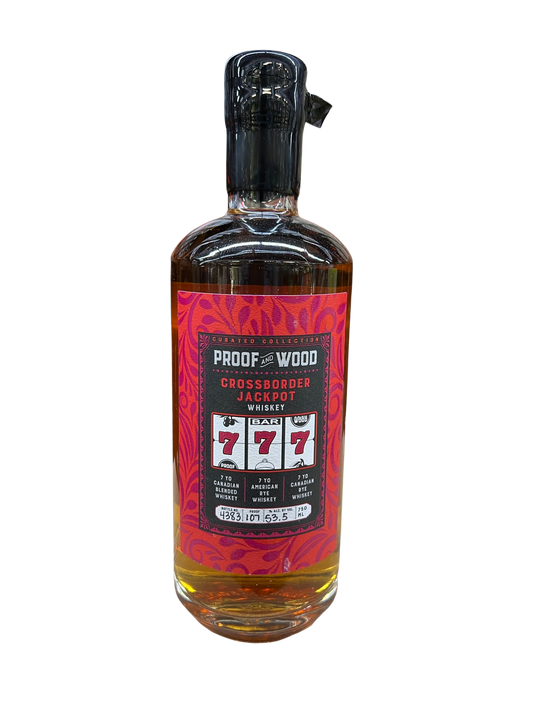 Proof and Wood Crossborder Jackpot 7 year Old Blended Whiskey 750ml