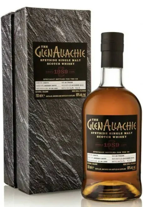 1989 GlenAllachie Sherry Butt Single Cask 29 Year Old Single Malt Scotch Whisky 700ml