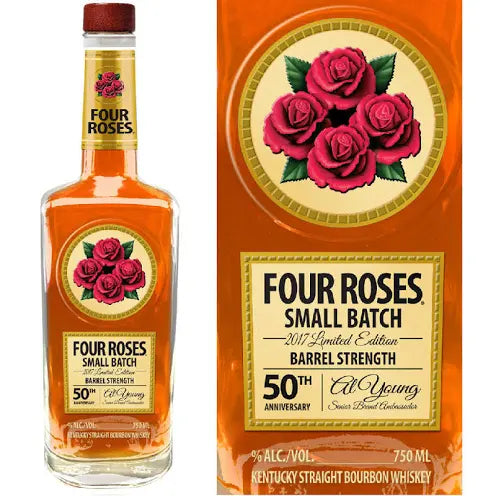 Four Roses 50th Anniversary Al Young Limited Edition Small Batch Barrel Strength Kentucky Straight Bourbon Whiskey 750ml