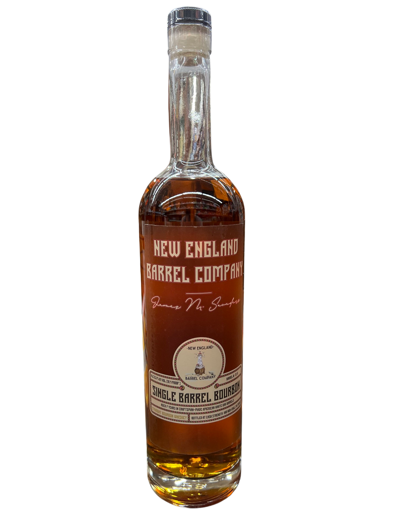New England Barrel Company Single Barrel Bourbon 7yr 111.4 proof CA private Barrel