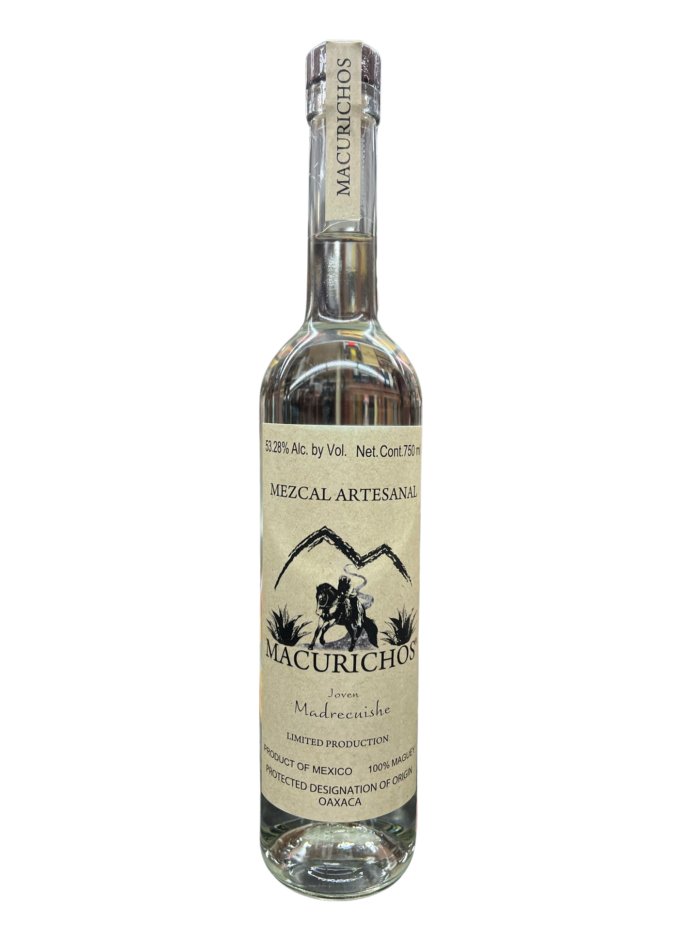 Macurichos Madrecuishe Mezcal Joven 750ml
