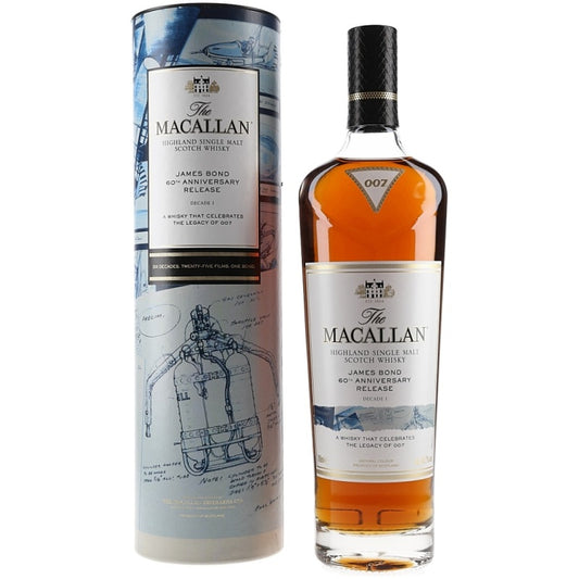 Macallan James Bond 60th Anniversary Decade I Single Malt Scotch Whisky 750ml
