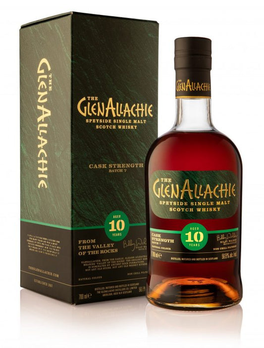 GlenAllachie 10 Year Old Cask Strength Single Malt Scotch Whisky
