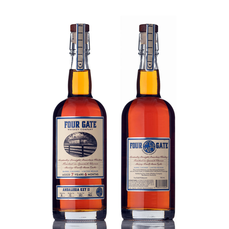 Four Gate Whiskey Company Kentucky Straight Bourbon Whiskey finished in Spanish Oloroso Sherry-Dark Rum Casks