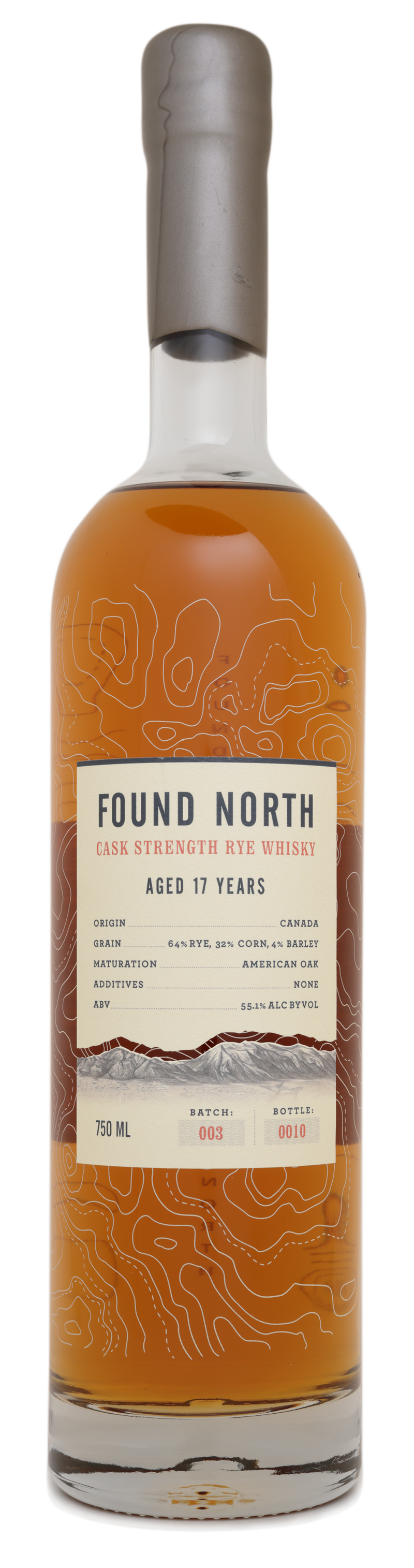 Found North Batch 003 Cask Strength Rye Whiskey Aged 17 Years 750ml
