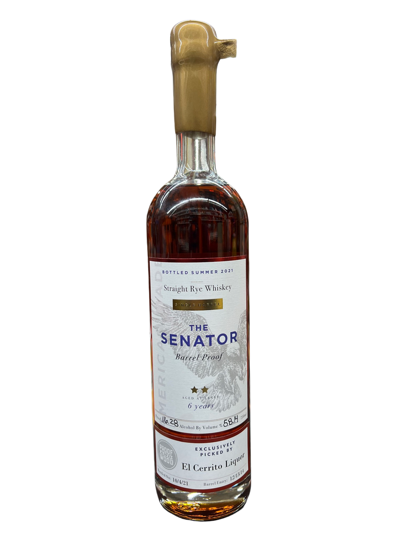 The Senator Single Barrel Proof Rye 6yr Store Pick