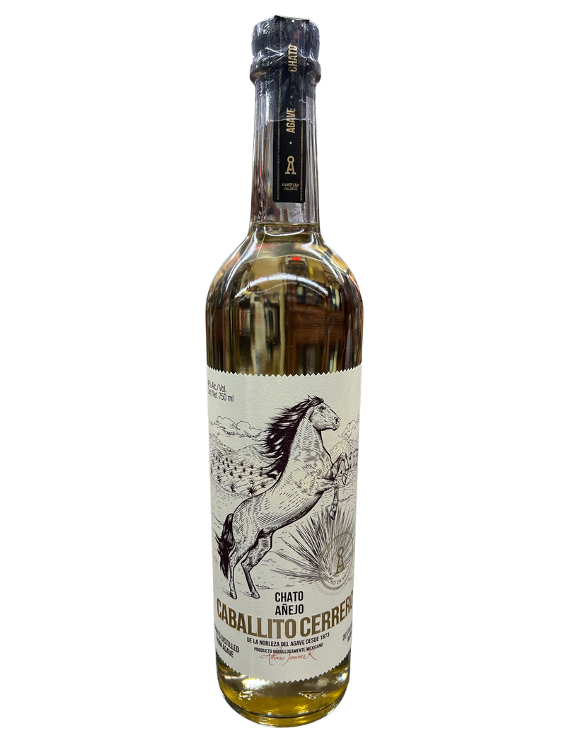 Caballito Cerrero Chato Anejo 48% ABV 750ml