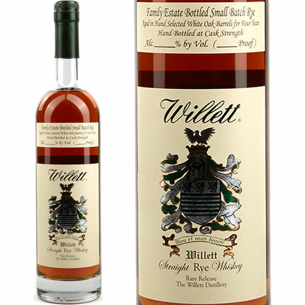 Willett Family Estate Bottled Single Barrel 4 Year Old Kentucky Straight Rye Whiskey 750ml