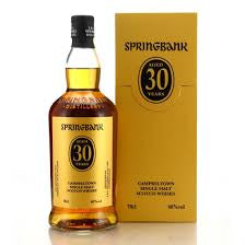 2022 Springbank 30 Year Old Single Malt Scotch Whisky 750ml