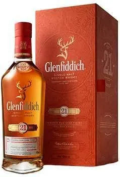 Glenfiddich Gran Reserva Caribbean Rum Cask Finish 21 Year Old Single Malt Scotch Whisky750ml