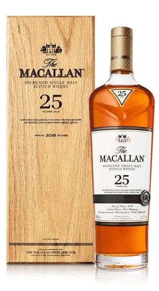 Macallan Sherry Oak 25 Year Old Single Malt Scotch Whisky 750ml
