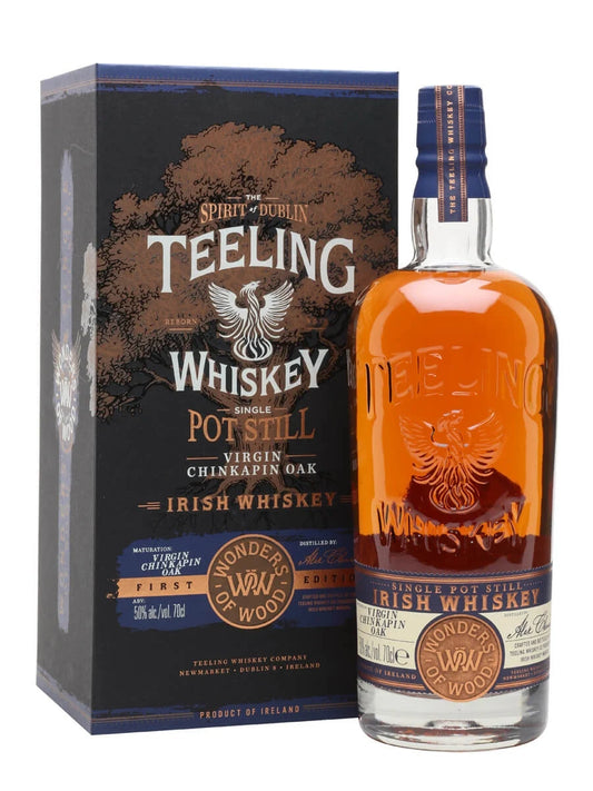 Teeling Whiskey Co. Wonders of Wood First Edition Virgin Chinkapin Oak Single Pot Still Irish Whiskey 700ml