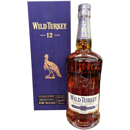 Wild Turkey 12 Year Old 101 Proof Kentucky Straight Bourbon Whiskey 700ml