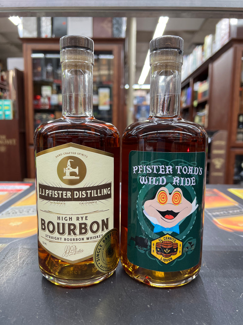 J.J. Pfister Distilling High Rye Bourbon Single Barrel Store Pick