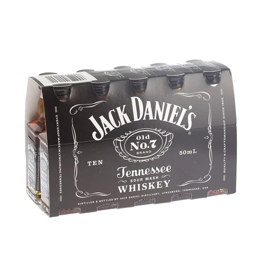 Jack Daniel's Whiskey 50ml 10-Pack Bundle