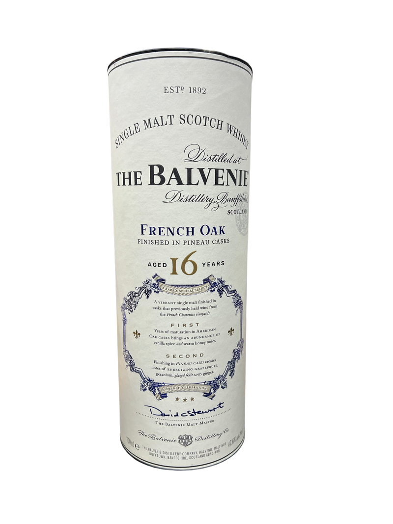 The Balvenie 16 Year Old French Oak Scotch Whisky Finished in Pineau Casks 750ml