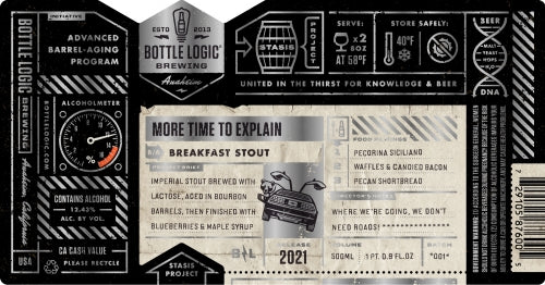 Bottle Logic Brewing More Time To Explain