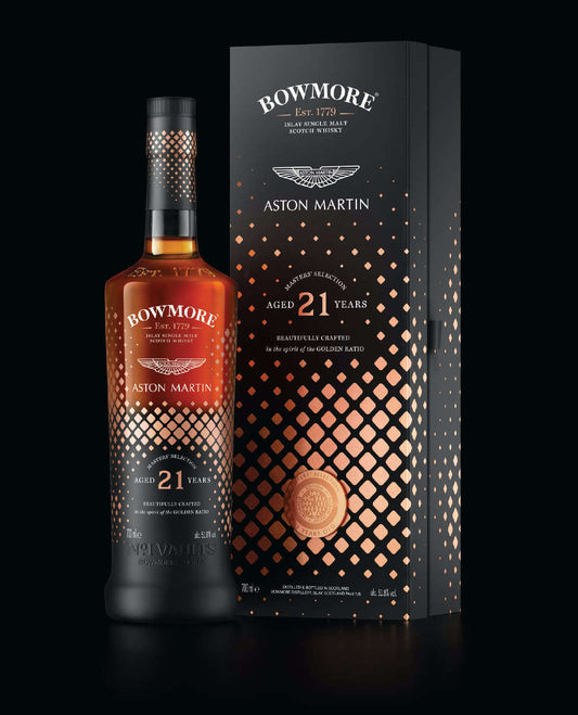 Bowmore Aston Martin Masters Selection 21 Year Old Single Malt Scotch Whisky 750ml