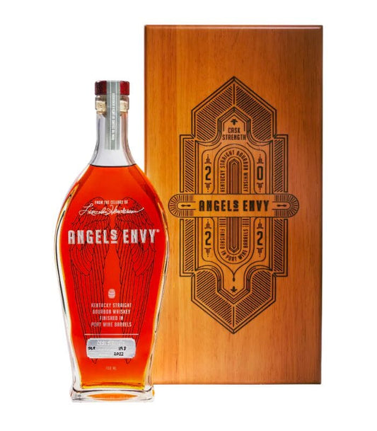 2022 Angel's Envy Cask Strength Port Wine Barrel Finish Kentucky Straight Bourbon Whiskey 750ml