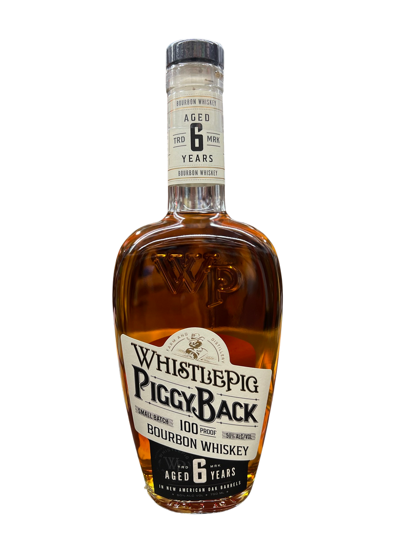 Whistlepig Piggyback 100 PROOF BOURBON 6  YEARS AGED	 750ml
