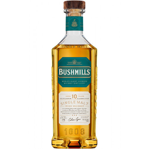 Bushmills 10 Year Old Single Malt Irish Whiskey 750Ml