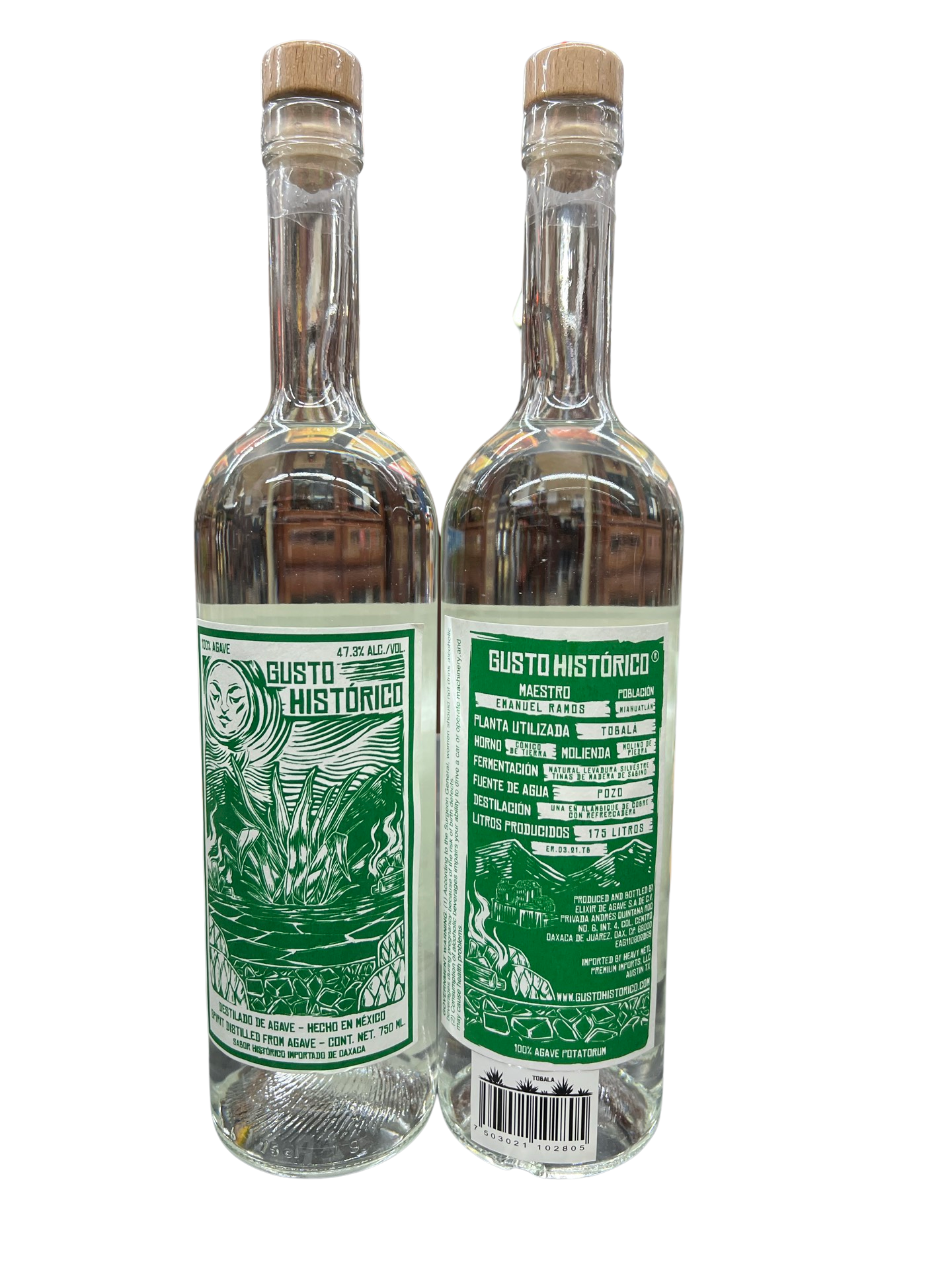 Gusto Historico Emanuel Ramos Tobala Agave Spirit 750ml