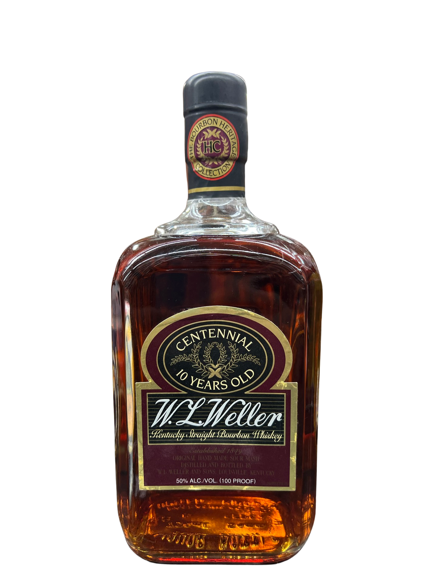 W. L. Weller Centennial 10 Year Old Kentucky Straight Wheated Bourbon Whiskey 750ml