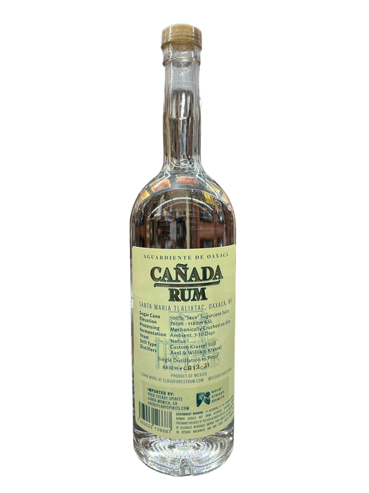 Cañada Aguardiente de Oaxaca 100% Distilled from Sugar Cane Juice Rum (1L)