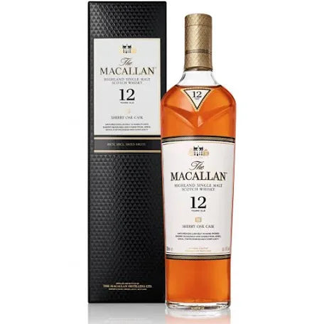 Macallan Sherry Oak Cask 12 Year Old Single Malt Scotch Whisky 750ml