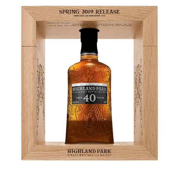 2019 Release Highland Park 40 Year Old Spring Single Malt Scotch Whisky 750ml