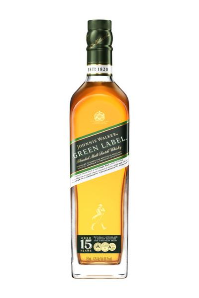 Johnnie Walker Green Label 15 Year Old Blended Malt Scotch Whisky 15Yr 750Ml
